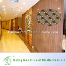2015 alibaba china fabricacion cortina de malla de metal de moda cortina de malla de metal decorativo